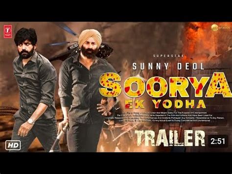 Soorya Ek Yoddha Trailer Sunny Deol Ravi Kishan Sara Ali Khan