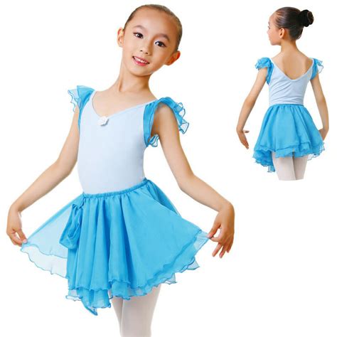 Light Blue Leotards Balletballet Leotard And Skirt