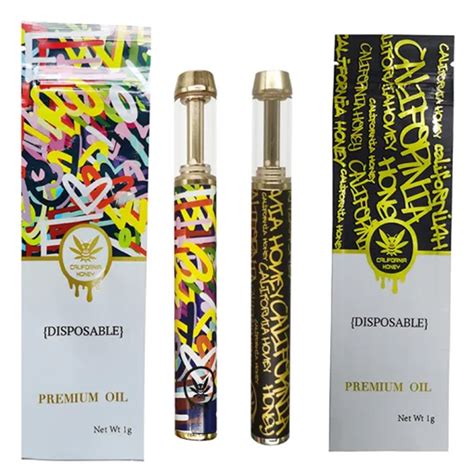 California Honey Vape Pen 1g With Mylar Bag Packaging