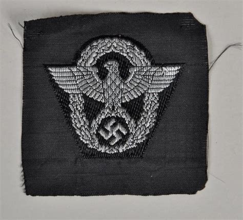 Regimentals GERMAN WWII POLICE OFFICERS OVERSEAS CAP EAGLE