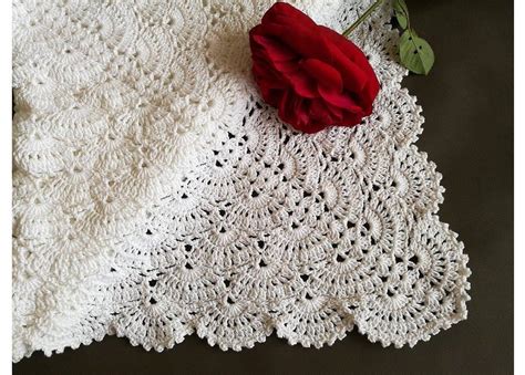 Crochet Pattern Shell Baby Blanket | Free Patterns