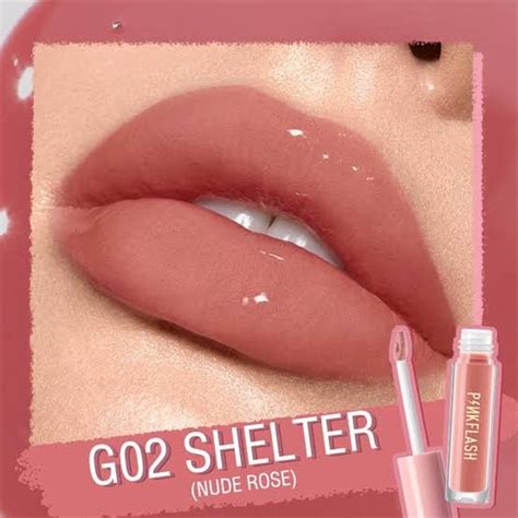 Pink Flash Moist Lip Gloss G Shelter Nude Rose Beauty Factory Pakistan