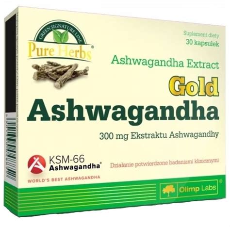 Gold Ashwagandha, 300 mg, 30 капсули, Olimp | Ozone.bg