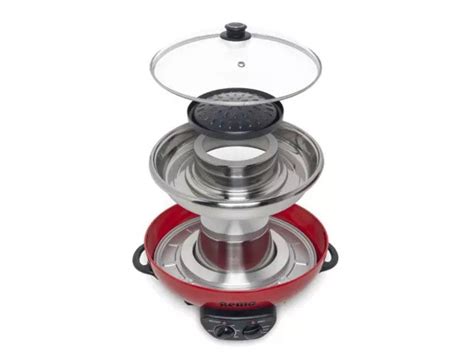 Køb Elektrisk Hot Pot med koreansk grill plade 5 l Gratis fragt og altid billige priser