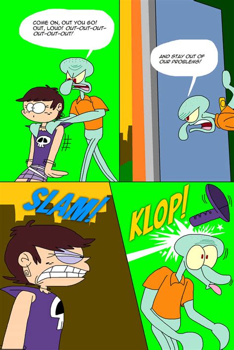 Squid Gets The Boot By Trc Tooniversity On Deviantart