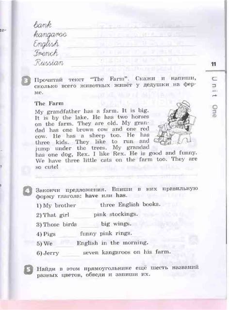 Английский язык 3 класс Рабочая тетрадь Афанасьева Михеева читать онлайн