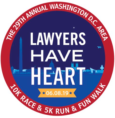 Lawyers Have Heart 10k Race 5k Run And Fun Walk Team Dc