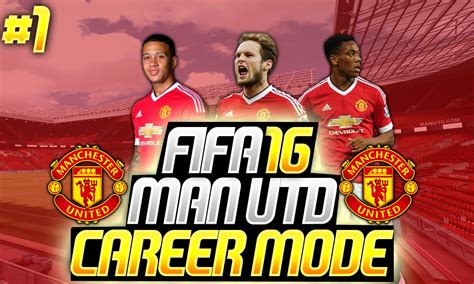 FIFA 16 Manchester United Career Mode 1 A New Beginning YouTube