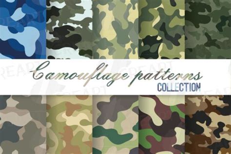 Camouflage Army Patterns Uniform Texture Graphic By Creartgraphics