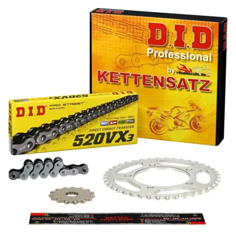 KETTENKIT DID VX3 X Ring Suzuki RGV 250 VJ22B 91 93 NIET RGV250 EUR