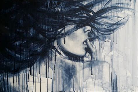 Painting Nude Woman Portrait Of A Woman Temptation Of Touching Acrylic On Canvas Painting By