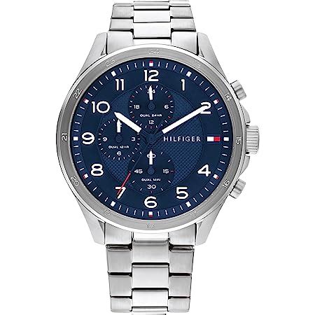 Tommy Hilfiger Analogue Multifunction Quartz Watch For Men With Silver