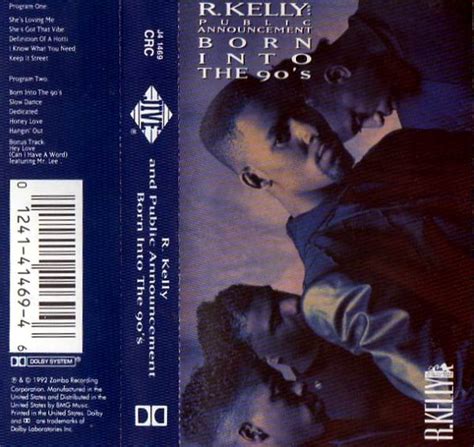 R Kelly And Public Announcement Born Into The 90 S 1992 Columbia