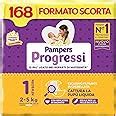 Pampers Progressi Newborn 168 Pannolini Taglia 1 2 5 Kg Amazon It