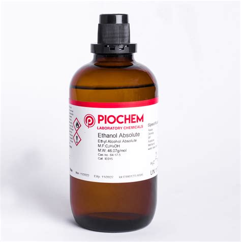 Ethanol Absolute , 1liter - Piochem store