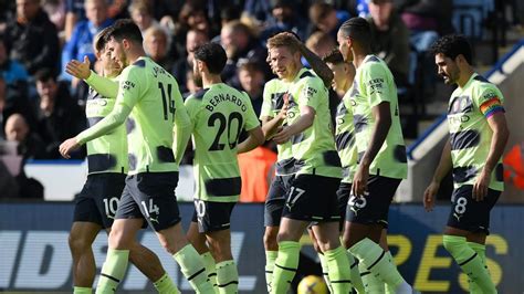 Leicester City 0 1 Manchester City Superb Kevin De Bruyne Free Kick