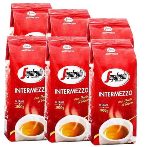 ZESTAW Kawa Ziarnista Segafredo Intermezzo 6x1kg Konesso Pl