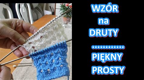 WZORY NA DRUTACH AŻUROWE PO POLSKU DLA POCZĄTKUJĄCYCH PIĘKNA PLECIONKA