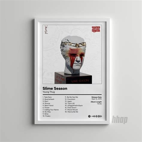 Young Thug - Slime Season - Album Poster sold by Ignacio Sanchez | SKU 41615949 | 65% OFF Printerval