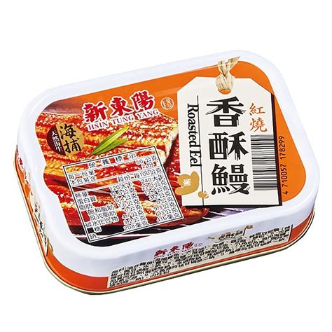 【新東陽】新東陽紅燒香酥鰻100g 3罐 組 100g 罐 全聯線上購 隔日達平台