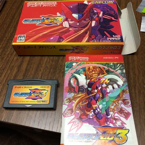 Yahooオークション Gba ロックマンゼロ3 攻略本付き