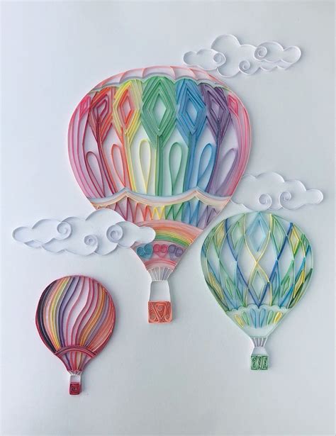 Balloon Crafts Paper Quilling Hot Air Balloon Tattoo Ideas Balloons