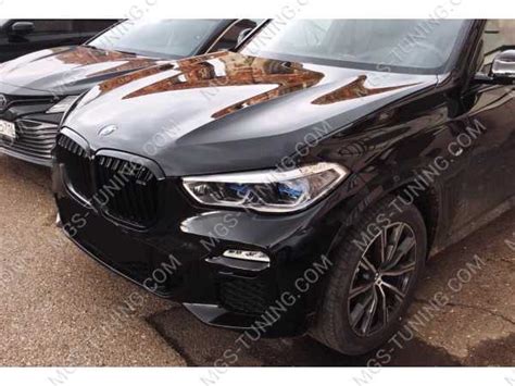 Решётка в стиле BMW X5 M G05 черный глянец | MGS-тюнинг