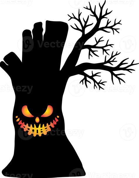 Tree Halloween Horror Background 12521087 PNG