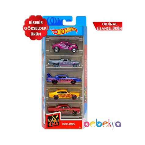 Hot Wheels Beşli Araba Seti 2019 Hw Flames GHP60 Fiyatı