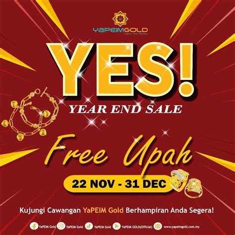 YaPEIM On Twitter Harga Emas Naik TETAPI YEAR END SALE INI Kami