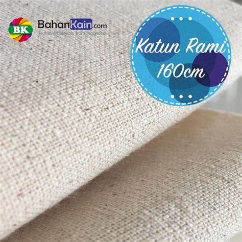 Jual Kain Katun Rami Greige Bahankain