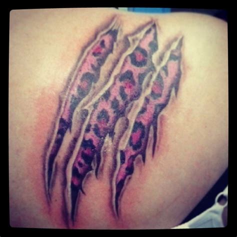 Ripped Cheetah Print Tattoo I Did On My Girl Leigh Cheetah Print