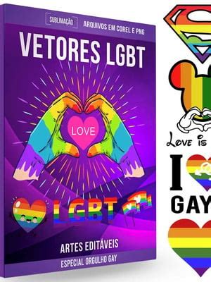 Artes Vetores Lgbt Orgulho Gay Editaveis Corel Png Sublimaca Compre