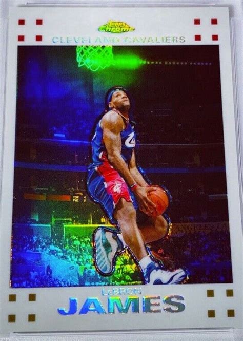 Lebron James Topps Chrome White Refractor Price Guide