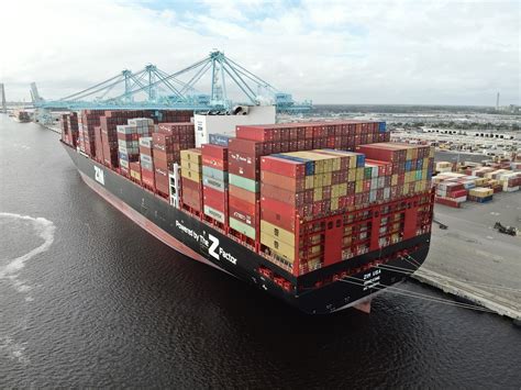 ZIM Upsizes Four Vessels On 2M Jacksonville Service Largest Container