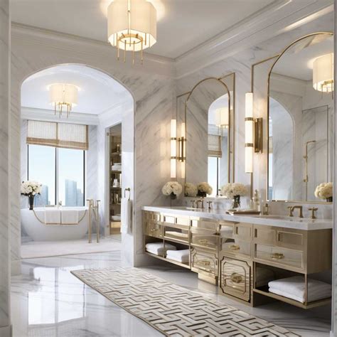 Tips To Design A Luxury White And Gold Bathroom You Ll Love