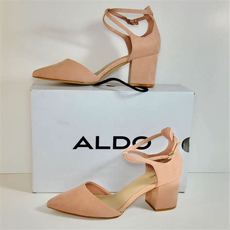 Aldo Womens Brookshear Block Heel Pump Dress Shoes Gem