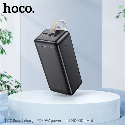 Hoco J111C Power Bank 40000mAh 30W με 2 Θύρες USB A και Θύρα USB C