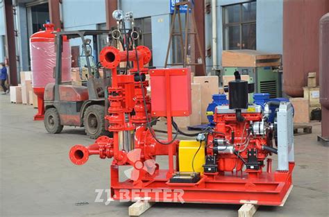 500gpm125psi Diesel Engine Fire Pump System Better Technology Co Ltd