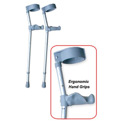 Forearm Crutches With Ergonomic Hand Grips Ghss