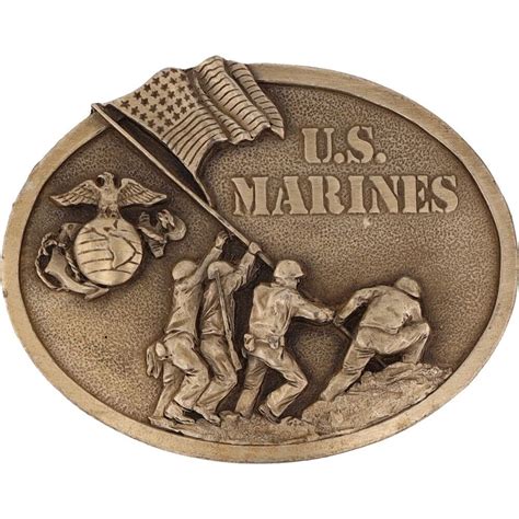 Usmc Marine Corps Anchor Semper Fi Insignia Iwo Jima Gem