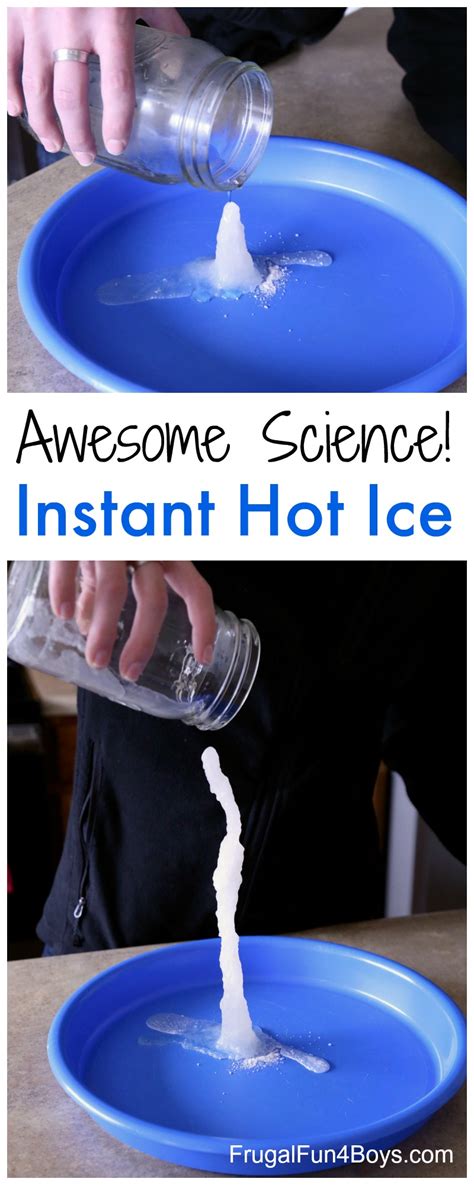 Awesome Science Experiment: Make Hot Ice with Baking Soda and Vinegar ...