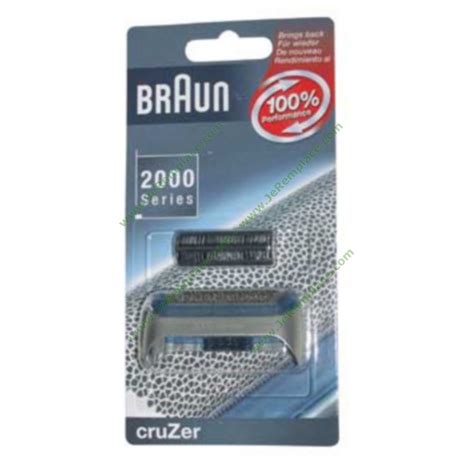 Combipack 20 s cruzer série 2000 4000 rasoir braun