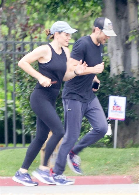 JENNIFER GARNER And John Miller Out Jogging In Brentwood 08 14 2023