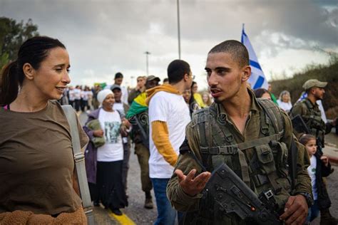 Golani Soldiers and Citizens Marching in the City of Golani Junction ...