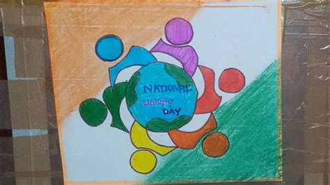 National Integration Day Posternational Unity Day Drawingunity In