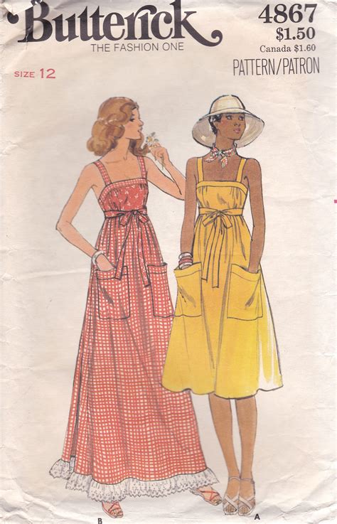 Butterick 4867 Vintage Sewing Patterns