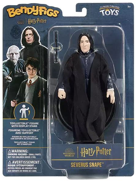 NOBLE COLLECTIONS HARRY POTTER BENDYFIGS SEVERUS SNAPE ACTION FIGURE