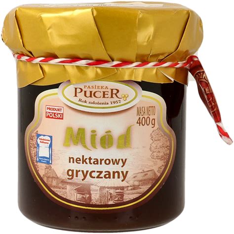 PASIEKA PUCER miód gryczany nektarowy 400 g Drogeria Rossmann pl