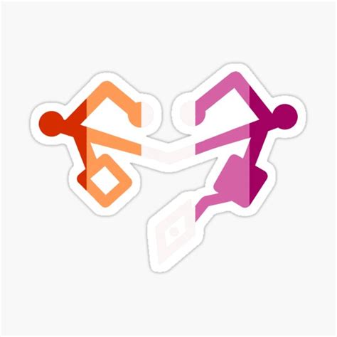 She Ra Heart First Ones Lesbian Flag Sticker For Sale By Artistsho Redbubble